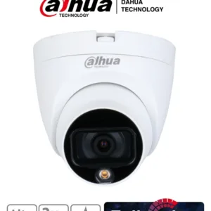 Cámara Domo 2MP Full-Color con Micrófono y LED – Dahua DH-HAC-HDW1209TLQN-A-LED
