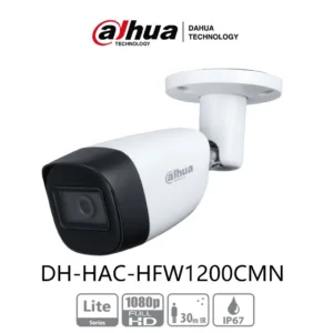 Cámara Dahua de Seguridad  DH-HAC-HFW1200CMN 2MP HDCVI con IR – Vigilancia Full HD