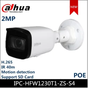 Cámara IP Dahua DH-IPC-HFW1230T1-ZS-S5 2MP Varifocal con IR 30m y Carcasa Metálica IP67