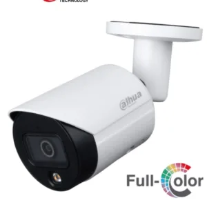 Cámara IP Dahua Bullet DH-IPC-HFW2439SN-SA-LED-S2 4MP Full-Color con Luz LED y Audio Integrado