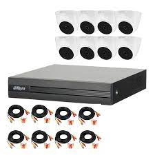 Kit de 8 Cámaras Dahua DH-KIT/XVR1B08-I-1T/8-T1A21N-0 Full HD con DVR y Disco Duro 1TB
