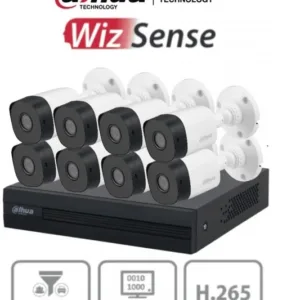 Kit de 8 Cámaras Dahua DH-KIT/XVR1B08-I/8-B1A21N-036 Full HD con DVR XVR Inteligente
