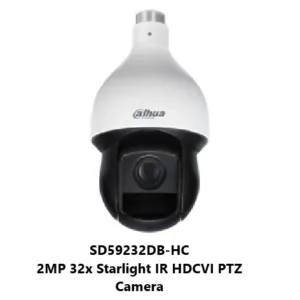 Cámara PTZ Dahua HDCVI DH-SD59232DBN-HC 2MP 32x Zoom Óptico IR150m Audio