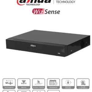 Grabador DVR Dahua DH-XVR5104HE-I3 WizSense 4 Canales Full HD H.265+