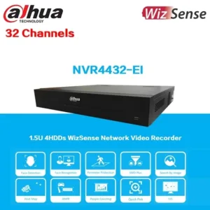 NVR Dahua 32 Canales DHI-NVR4432-EI con IA Integrada y Soporte 4K