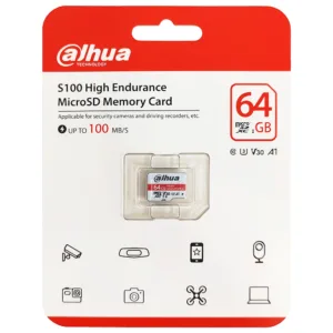Tarjeta MicroSD Dahua DHI-TF-S100/64GB Clase 10 de Alta Velocidad y Rendimiento
