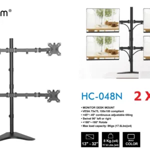 Soporte para Monitor HC Premium HC-048N – Ajustable, Ergonómico y Resistente
