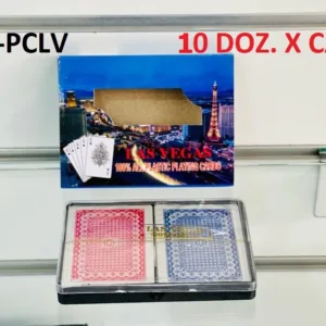 Cartas para Jugar HC-PCLV – Baraja tipo Las Vegas resistente y elegante | S/Marca