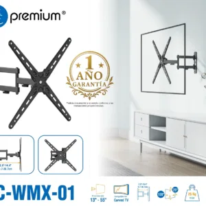 Soporte para TV HC Premium HC-WMX-01 – Soporte Fijo de Pared Reforzado