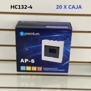 Caja Eléctrica HC Premium HC132-4 – Caja de Distribución Eléctrica Segura y Compacta