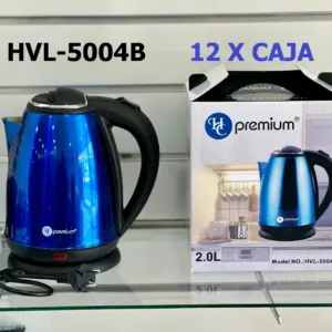 Hervidor de Agua HVL-5004B HC Premium – Diseño negro elegante y alta eficiencia