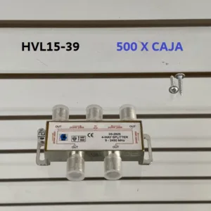 Splitter TV 4 Salidas HVL15-39 – HC Premium Conexión Estable