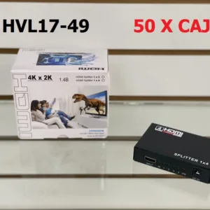 Splitter TV 4 Salidas HVL15-39 HC Premium – Señal Estable y Confiable