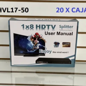 Splitter HDMI 8 Salidas HVL17-50 HC Premium – Señal Full HD Estable