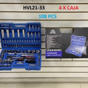 Set de Herramientas HVL21-33 HC Premium – Completo y resistente para hogar y taller