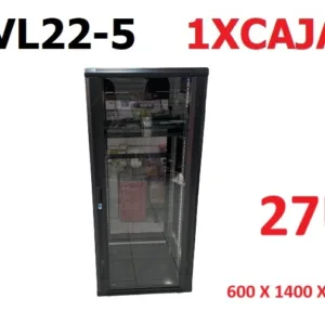 Gabinete Rack 27U HVL22-5 – Amplio, resistente y profesional para equipos de red