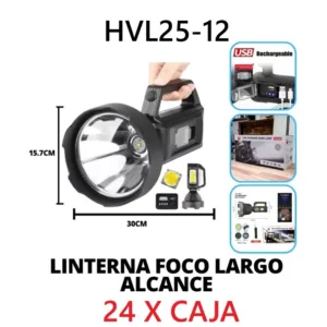 Linternas HVL25-12 – Set de linternas LED portátiles, potentes y duraderas