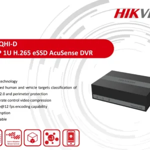 Grabador Análogo HIKVISION IDS-E04HQHI-D – DVR 4 Canales Full HD con Compresión H.265 Pro+