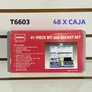 Set de Herramientas Modelo T6603 – Completo y resistente para hogar y taller