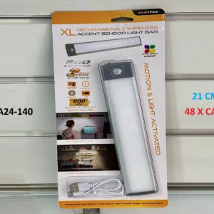 Luz LED con Sensor ZA24-140 – Iluminación automática para interiores y exteriores